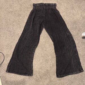 Lotus and Luna Vintage Black Wide-Leg Pants